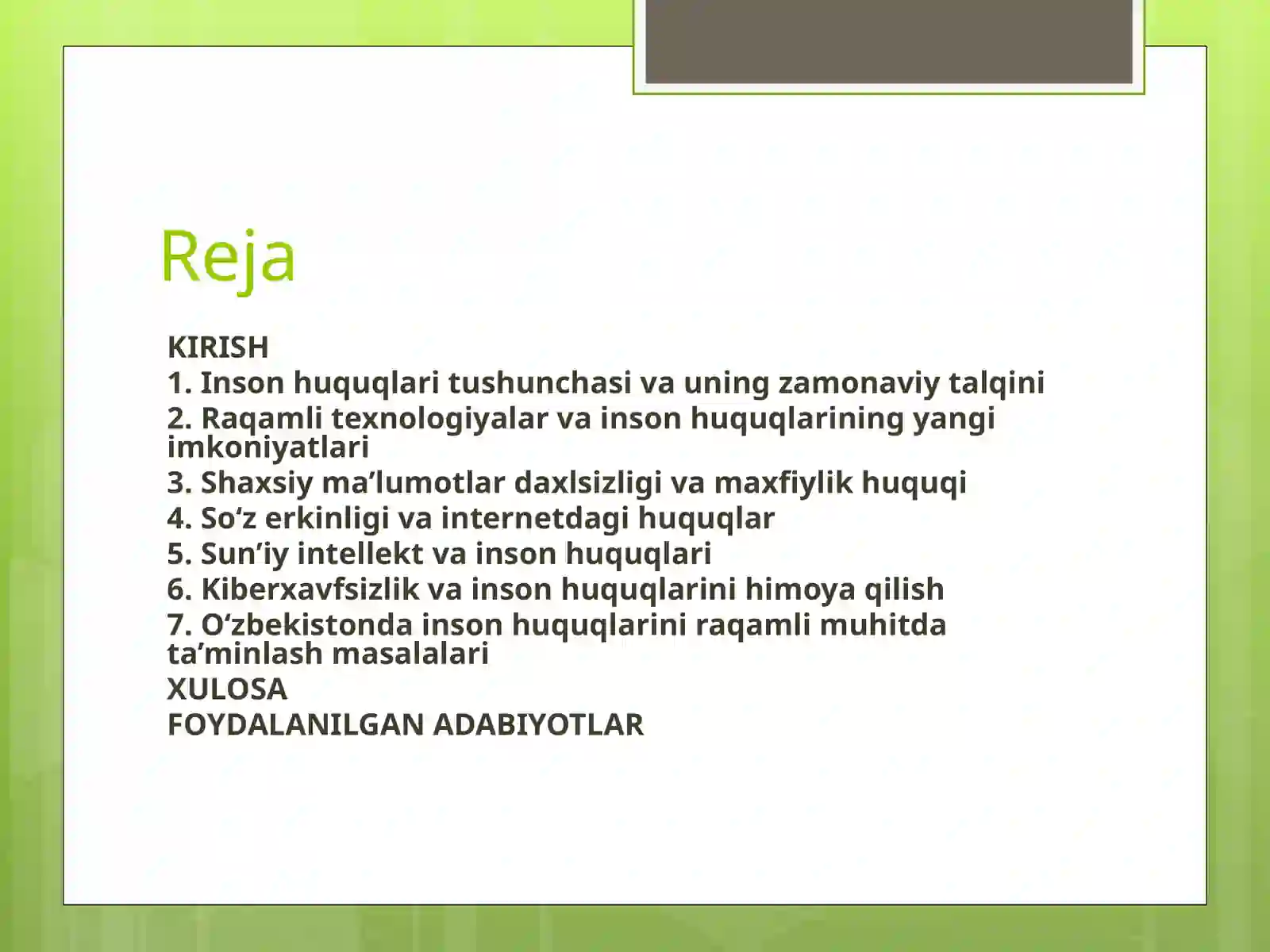 RAQAMLI ASRDA INSON HUQUQLARI 2