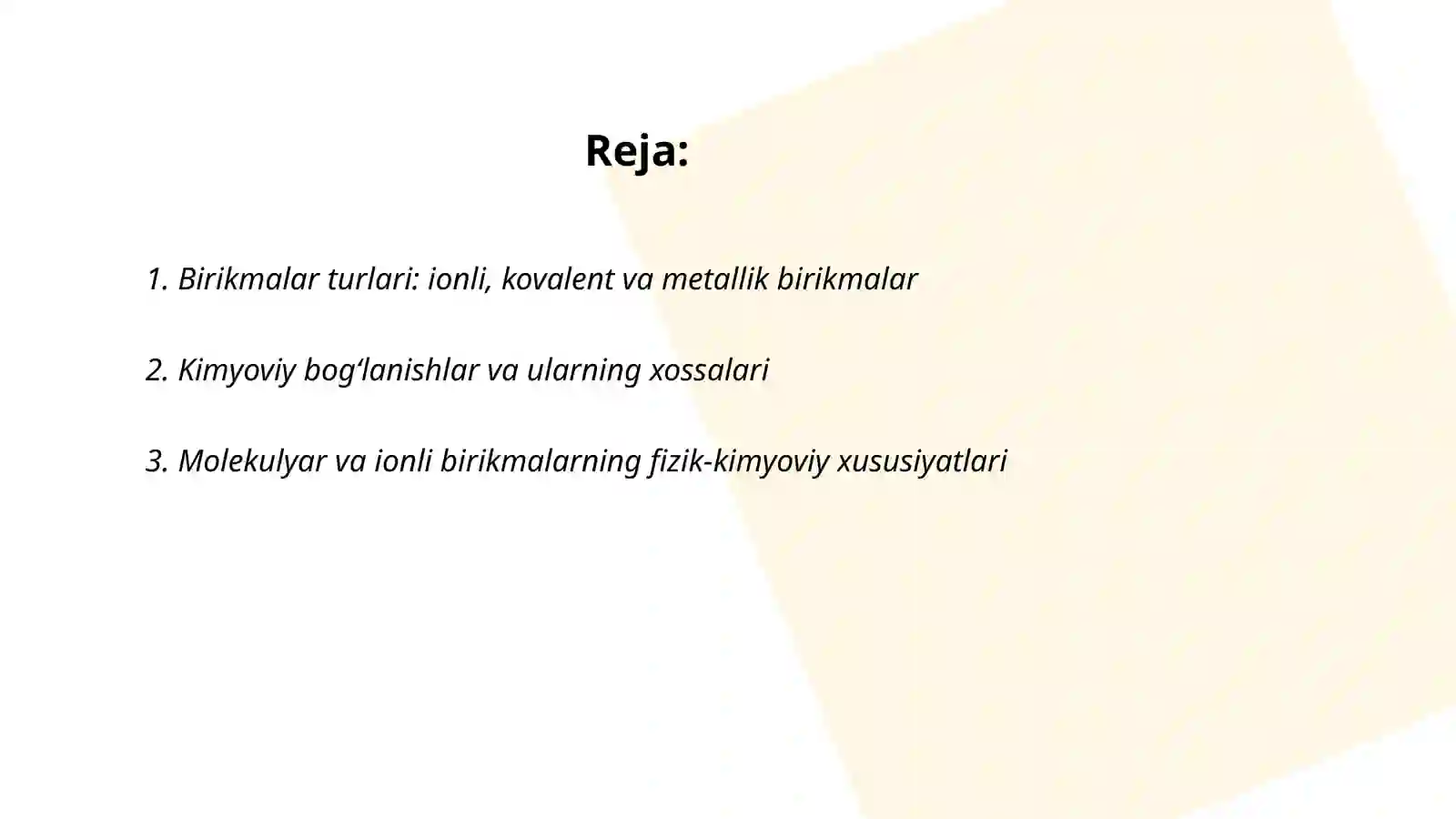 Birikma va oʻtkazishlar 2