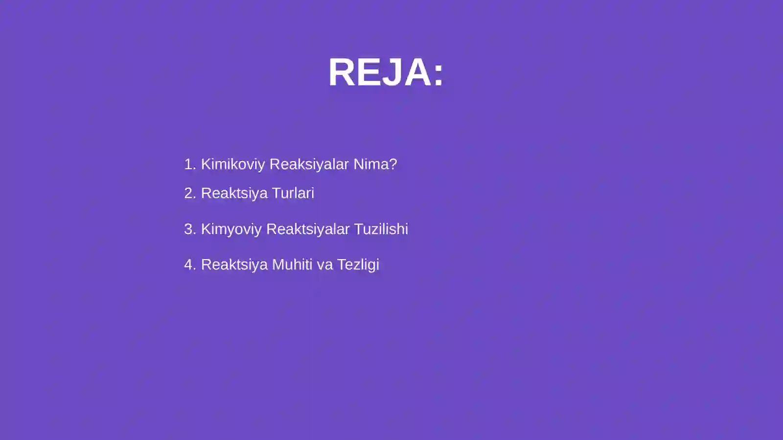 Kimyoviy reaksiyalar 2