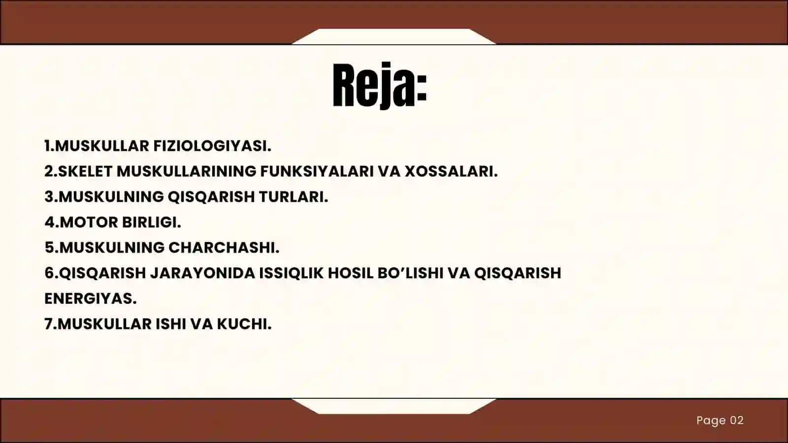 MUSKUL XOSSALARINI O’RGANISH USULLARI. SILLIQ VA TISHLI TETANUS 2