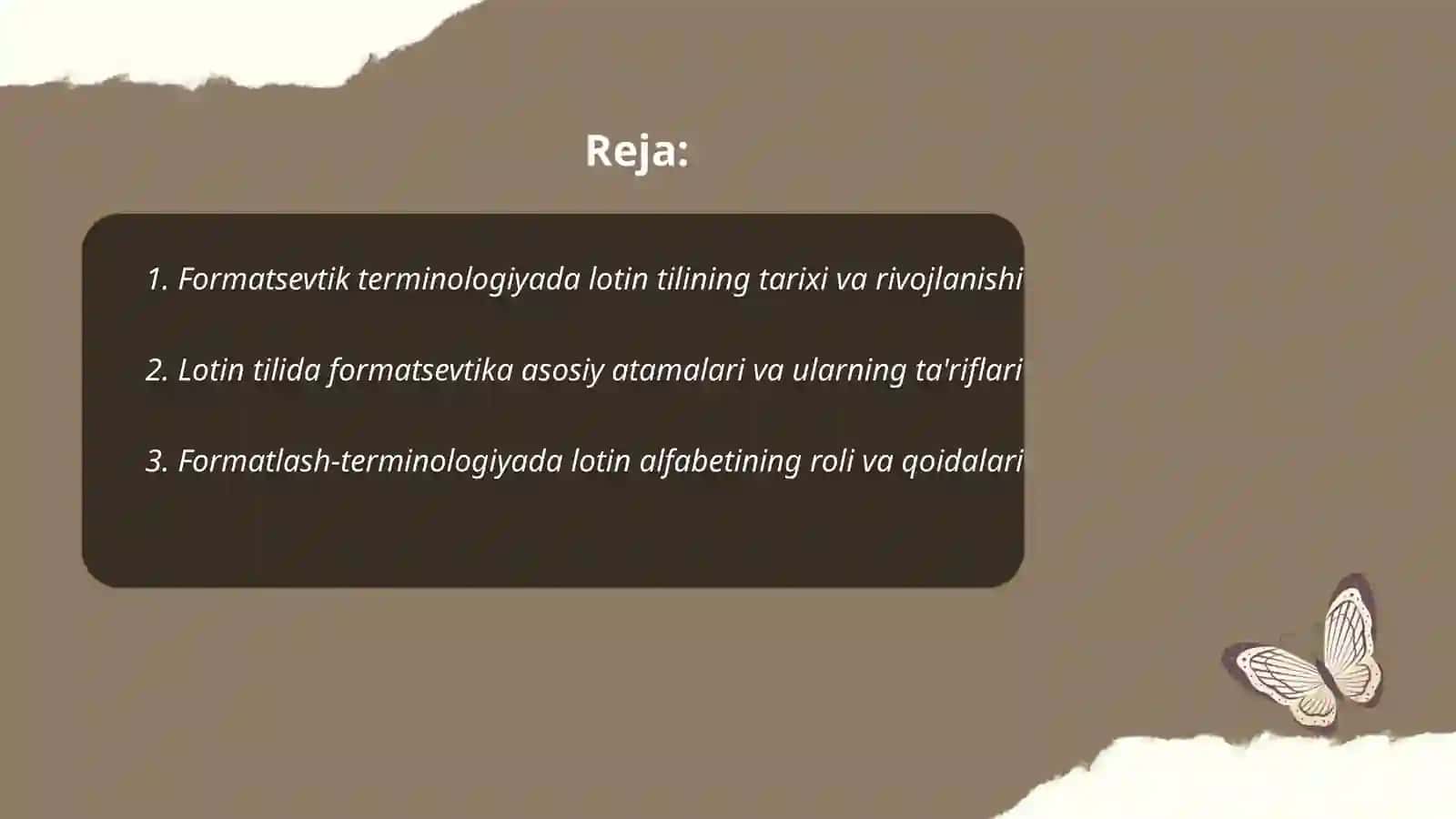 Formatsevtik Terminologiyada lotin tili 2