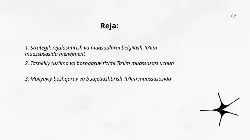 Taʼlim muassasasi menejmenti 2