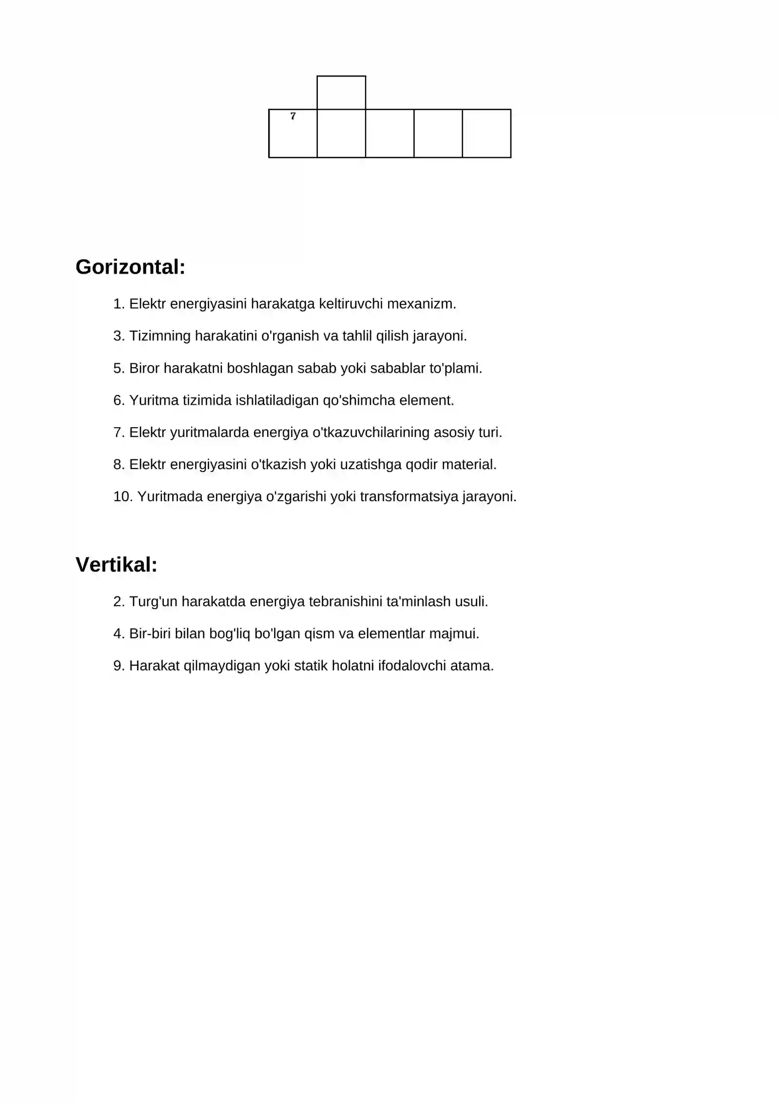 Elektr yuritmaning turg'un harakati 2