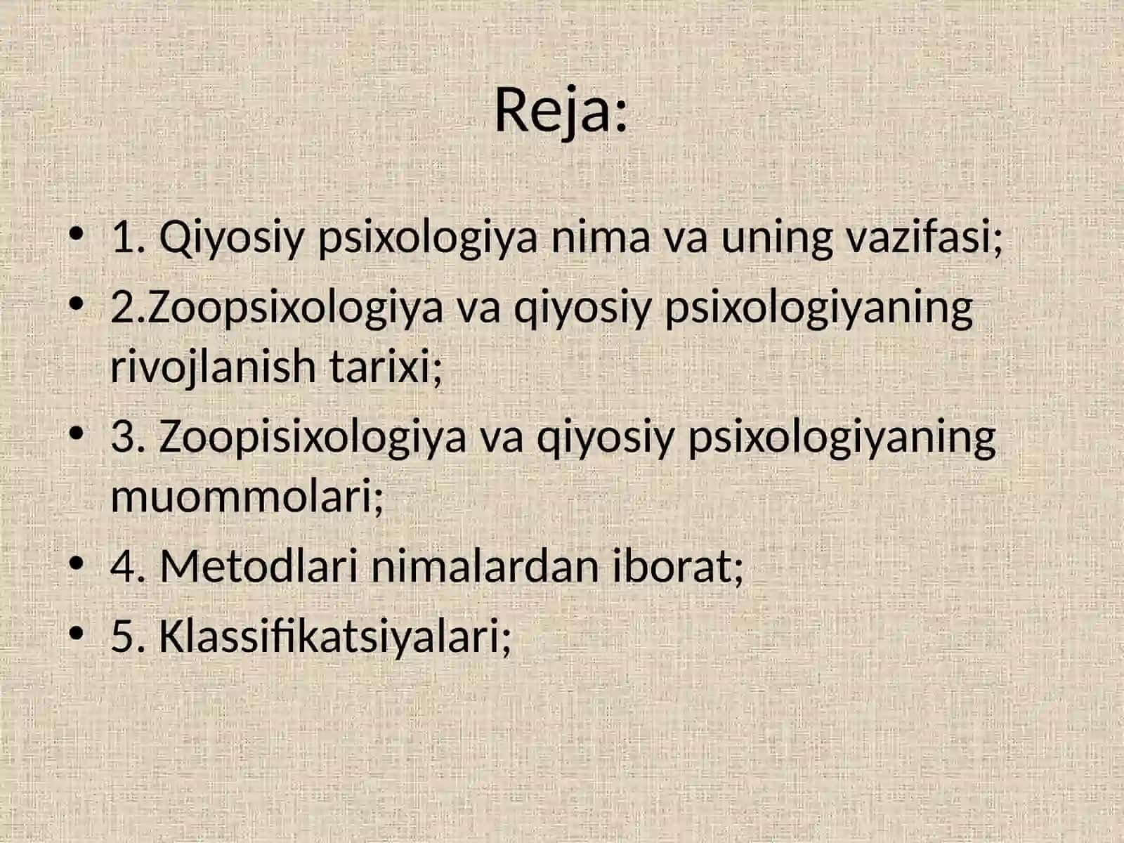 Zoopsixologiya va qiyosiy psixologiyaga kirish. 2