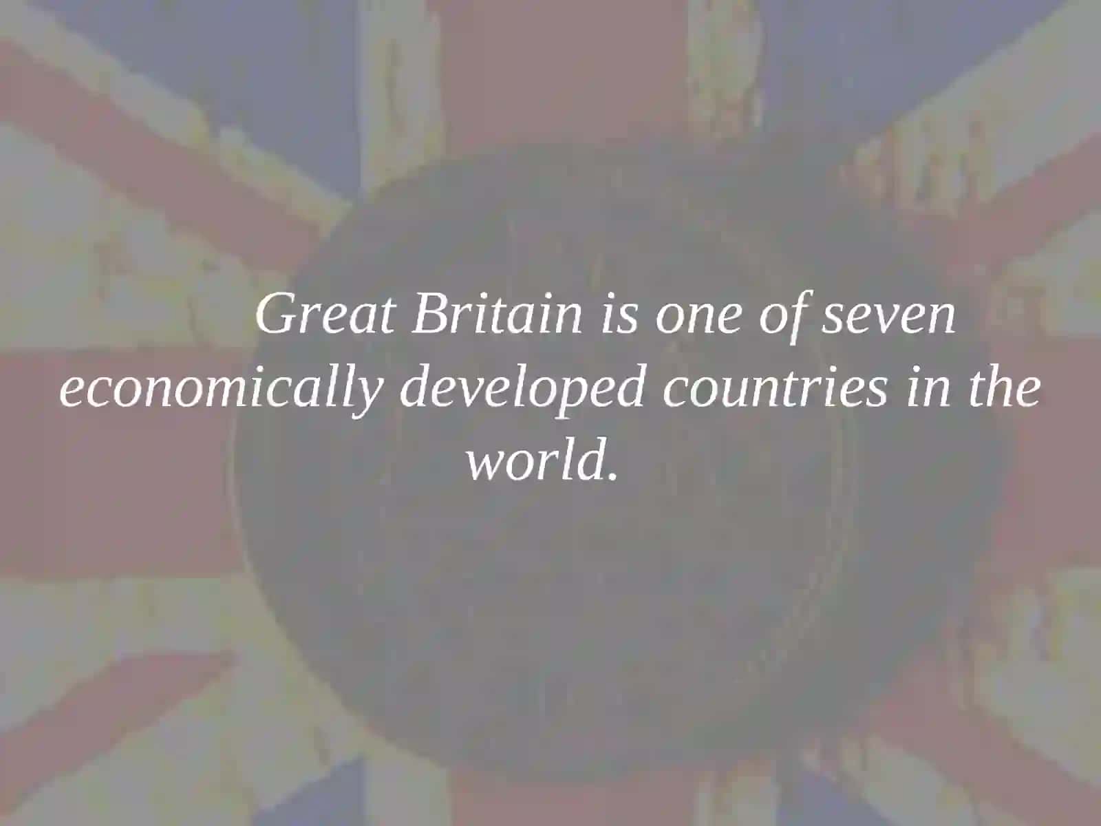 Mavzu: English Economy 2