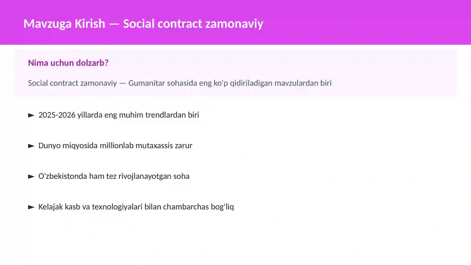 Social contract zamonaviy 2