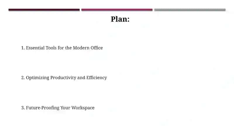 Essential Tools for the Modern Office 2