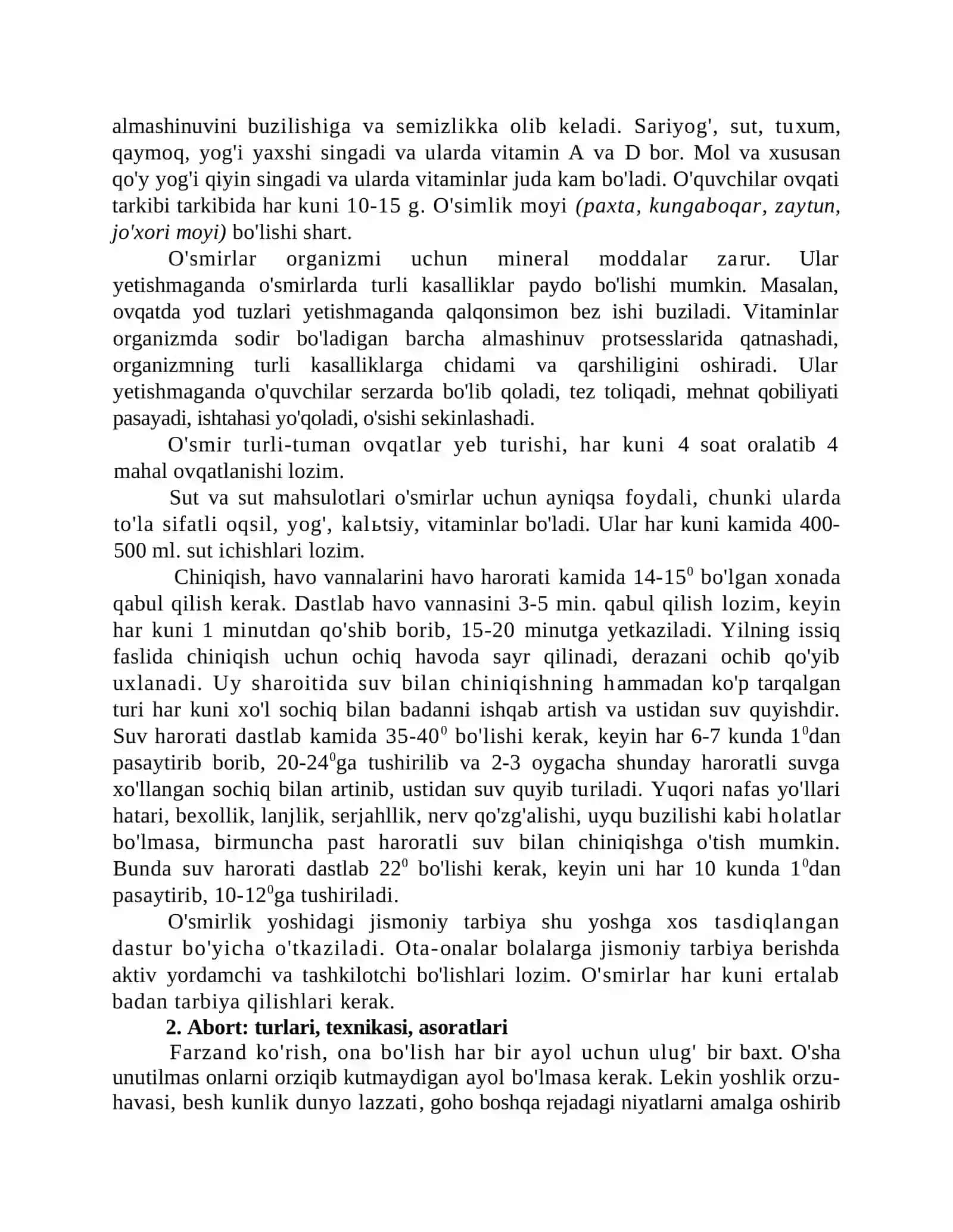 O'smirlar jinsiy gigienasi 2