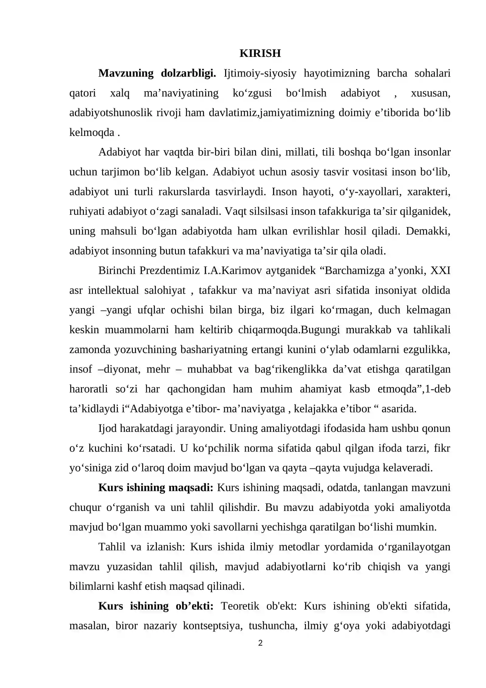 Badiiy obraz tasnifi 2