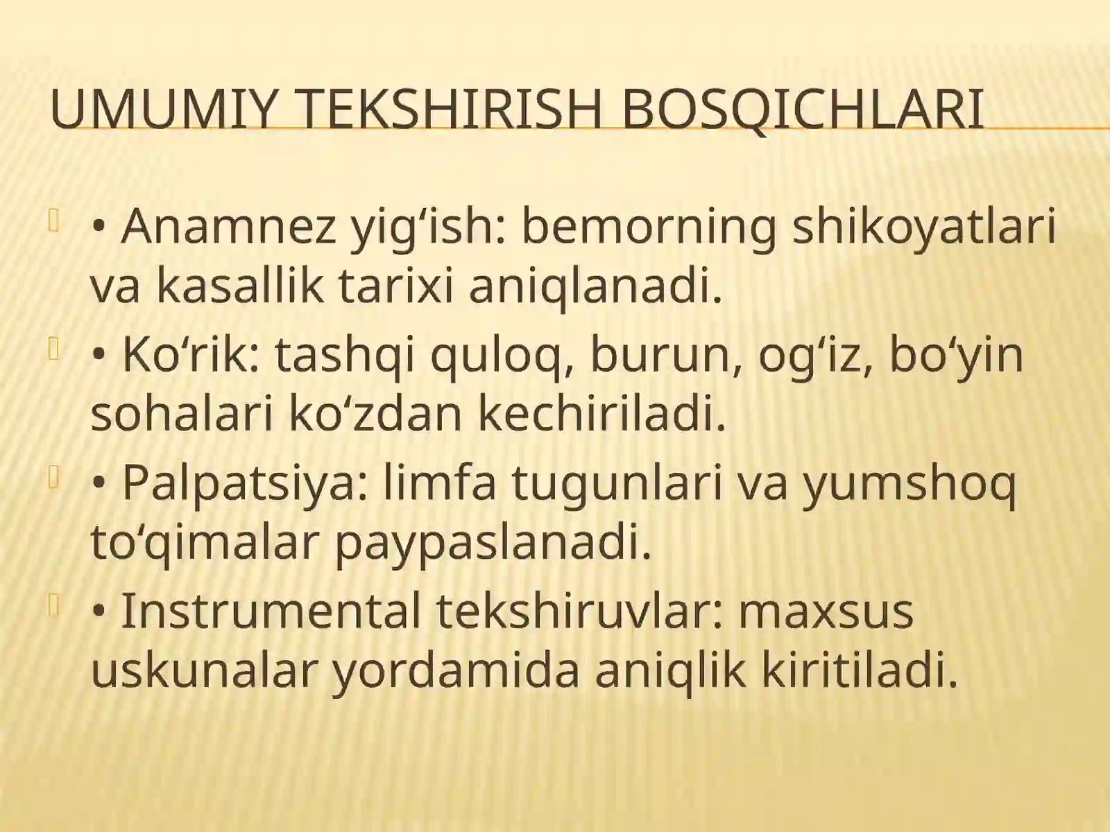 LOR a’zolarining zamonaviy tekshirish usullari 2