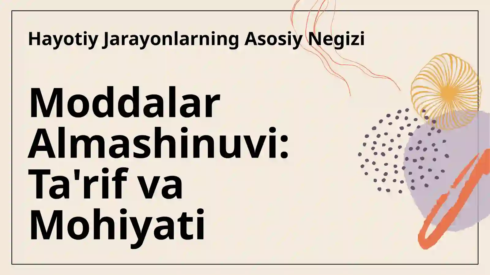 Moddalar almashinuvi 3