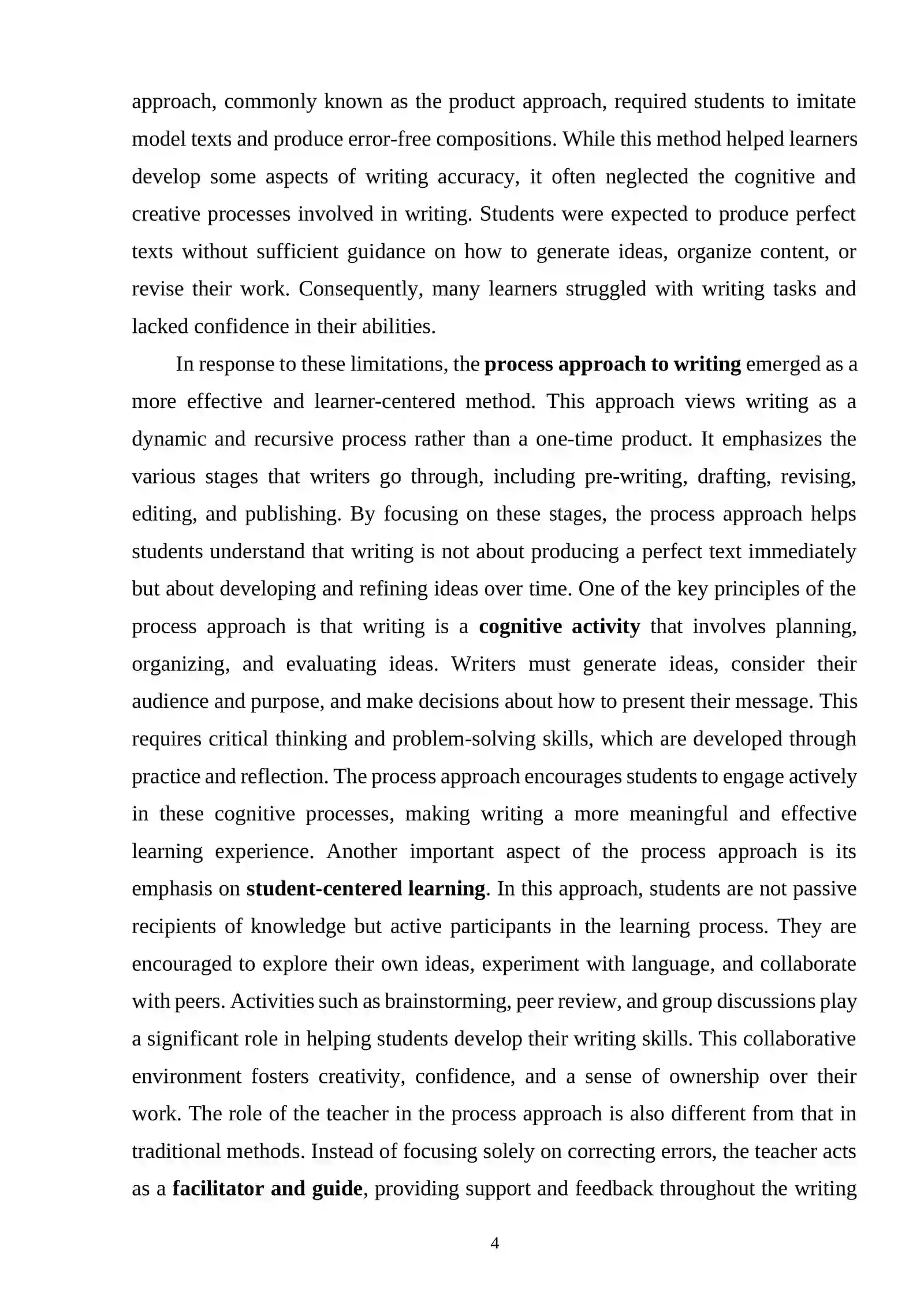 Developing Written Communication through the Process Approach 3
