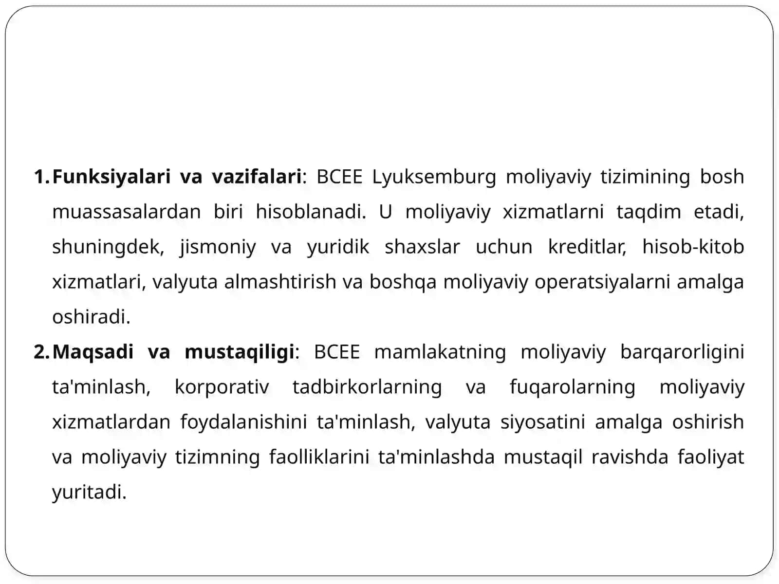 Lyuksemburg markaziy banki va O’zbekiston Asia Alliance Banki 3