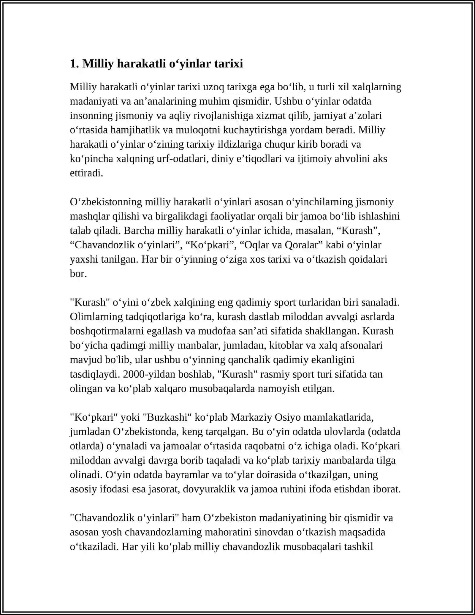 MILLIY HARAKATLI OʻYINLAR TURLI VA ULARNI PEDAGOGIK AHAMYATI 3