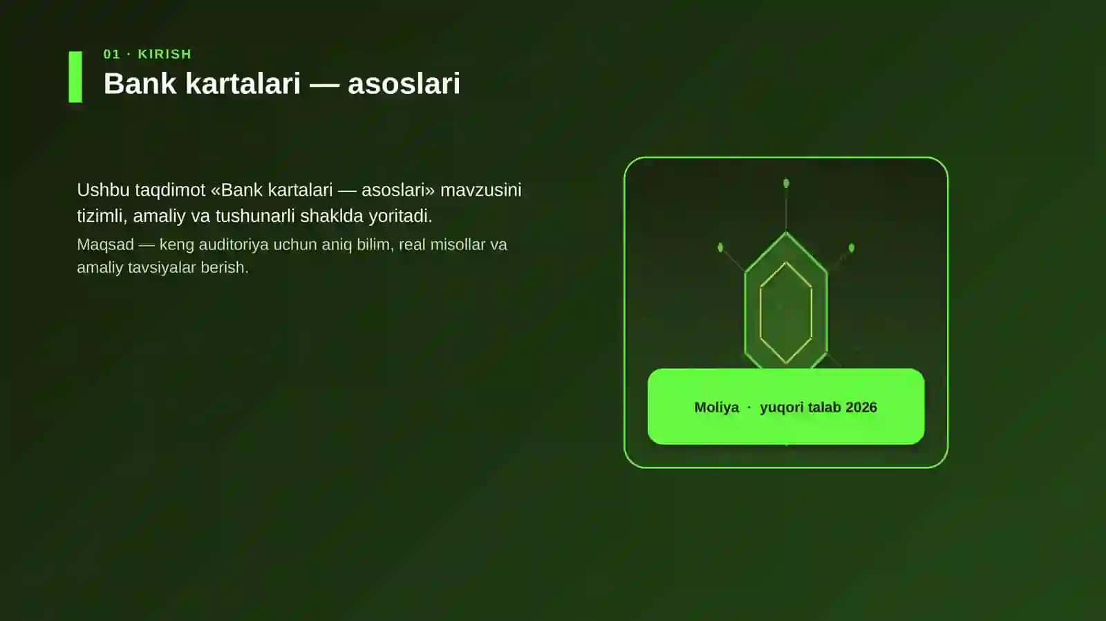 Bank kartalari — asoslari 3