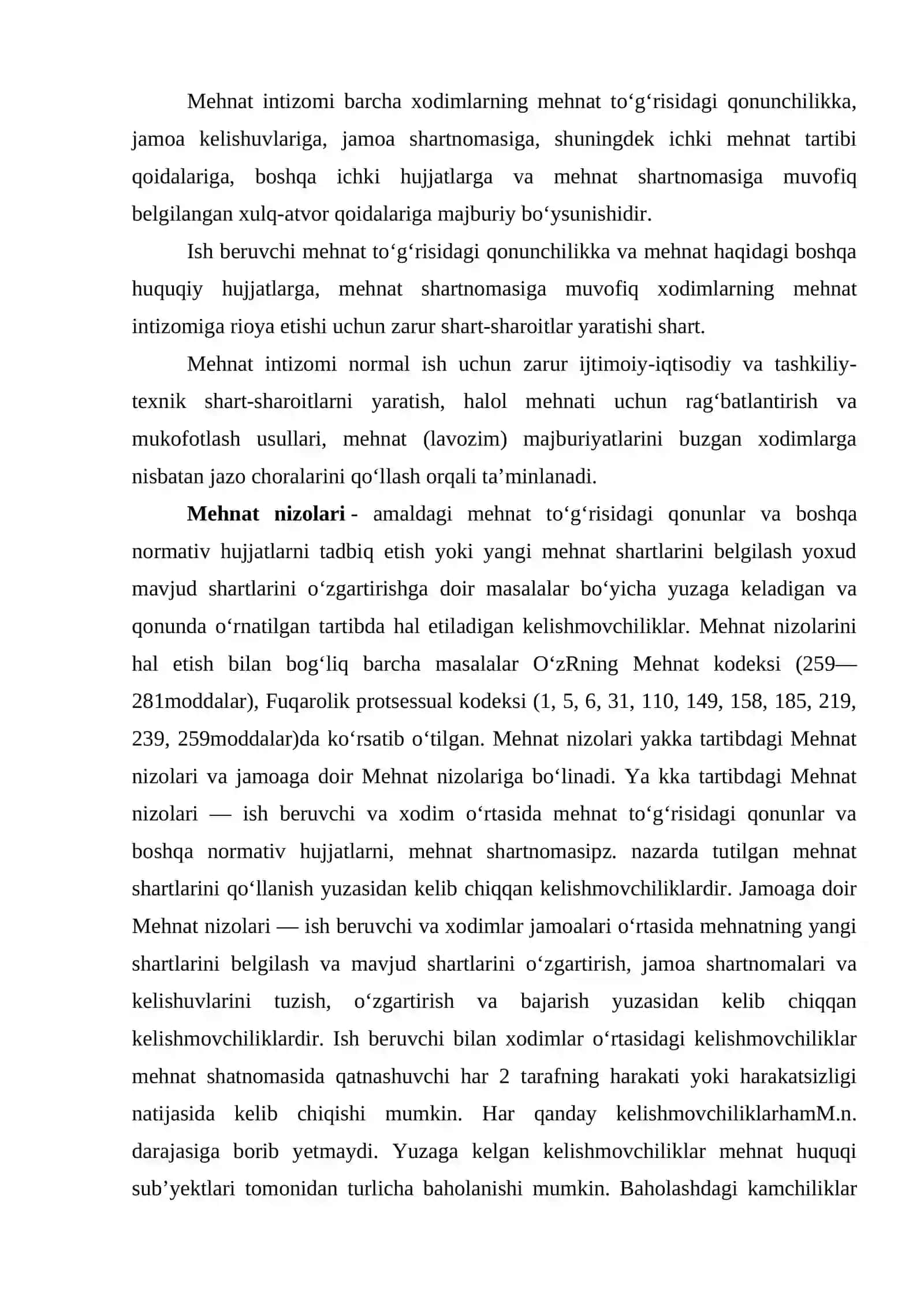 Mehnat intizomi tushunchasi va uni ta'minlash usullari 3