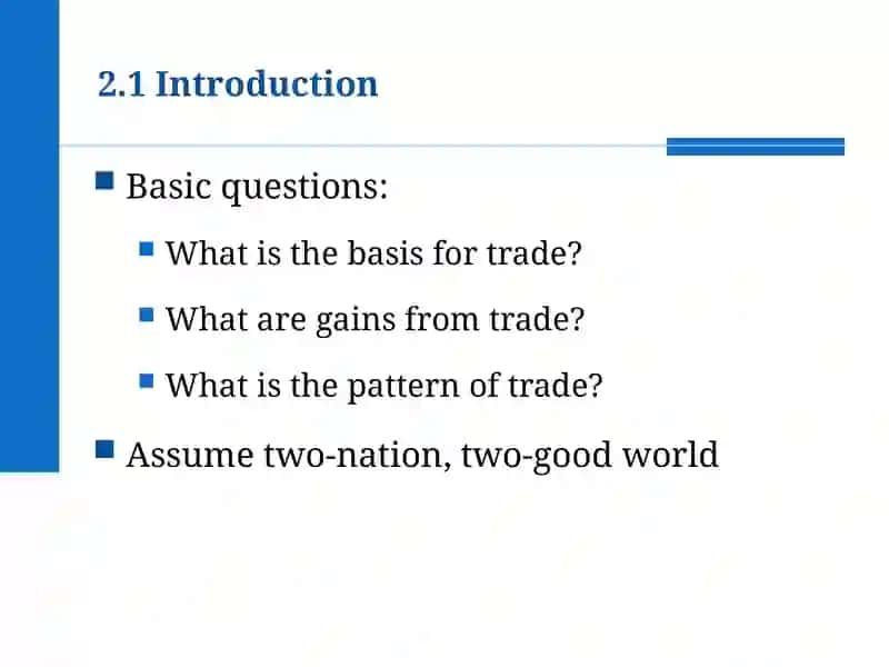 Early Trade Theories 3