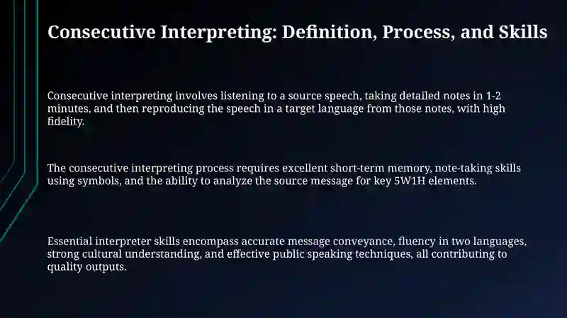 Consecutive Interpreting 3