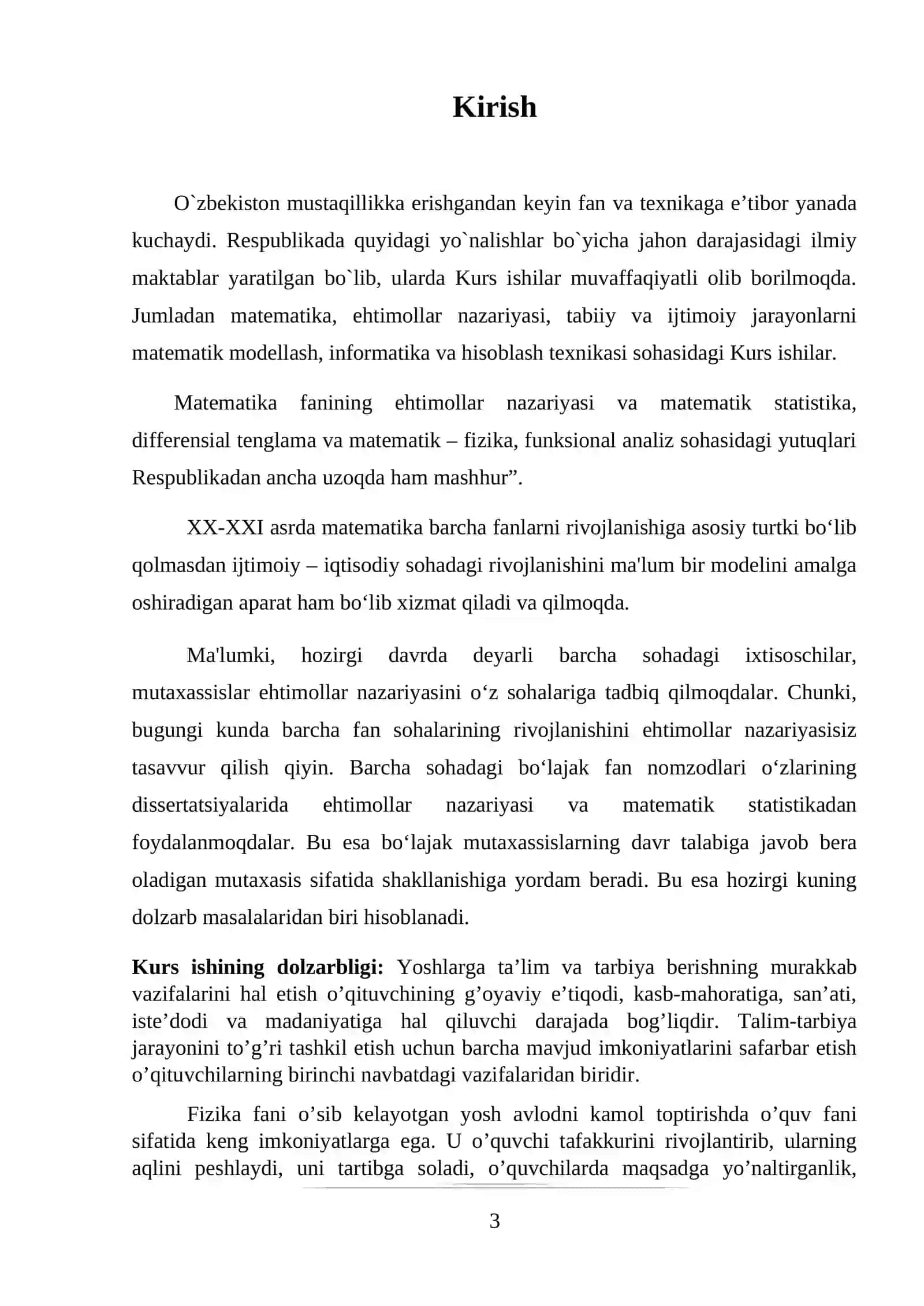 Fizikani o’qitish jarayonida o’quvchilarni mustaqil ishlashga o’rgatish 3