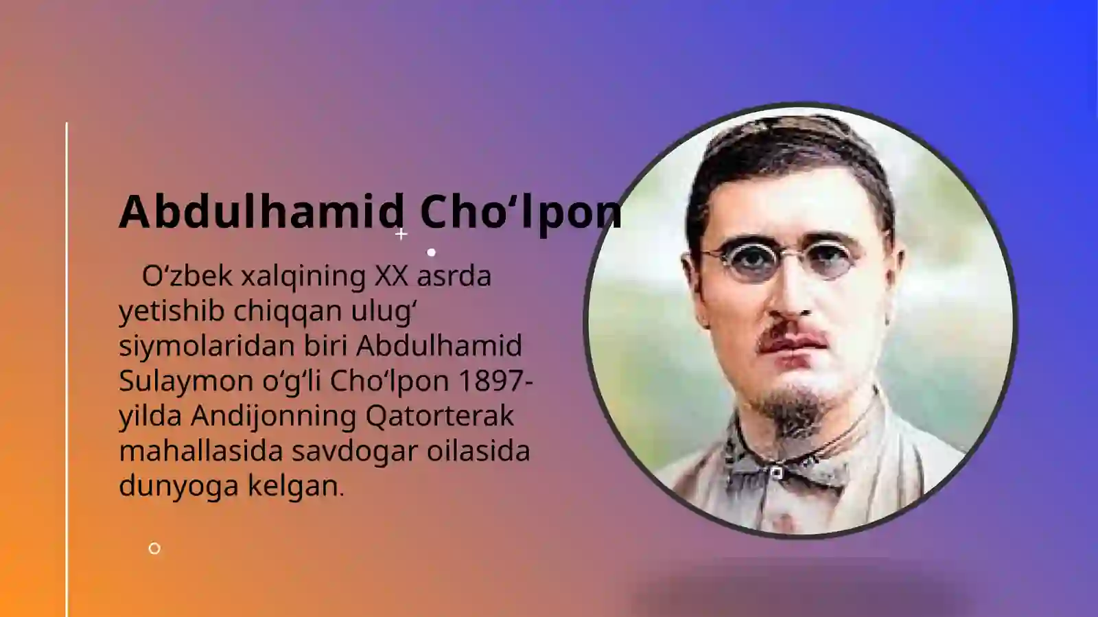Abdulhamid Cho’lpon hayoti va ijodi 3