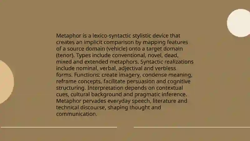 Lexico syntactic stylistic devices 3