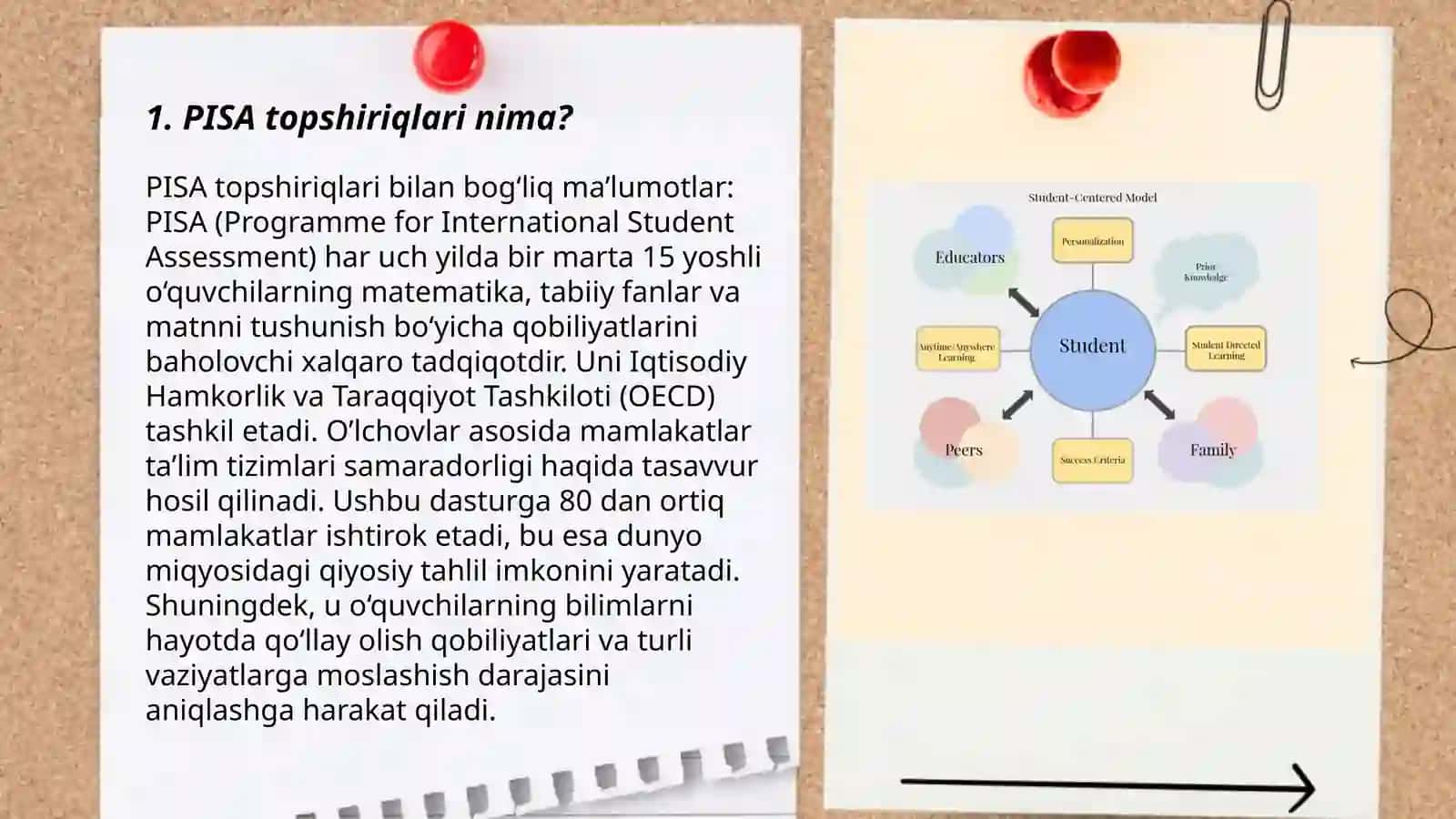 Tabiiy fanlar nazariyasi va metodikasini o'qitishda PISA topshiriqlari asosida oʻquvchilar bilimini nazorat qilish va baholashning zamonaviy usullari 3