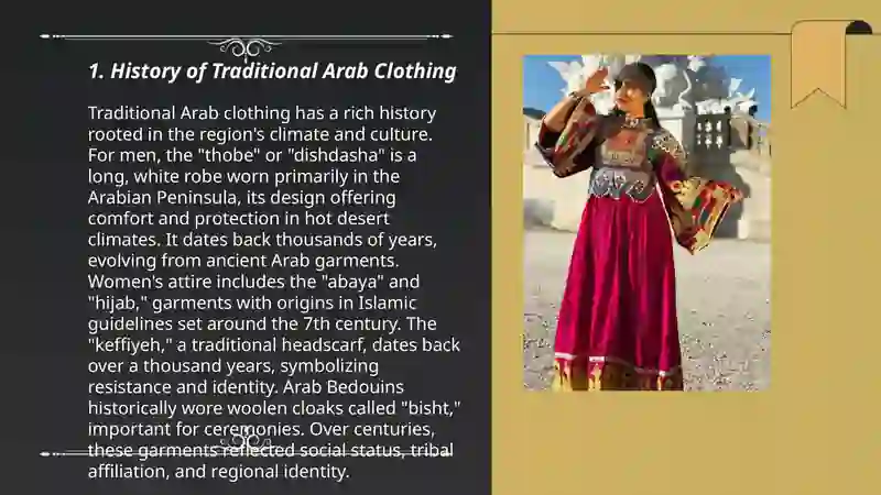 Traditional Arab clothes 3