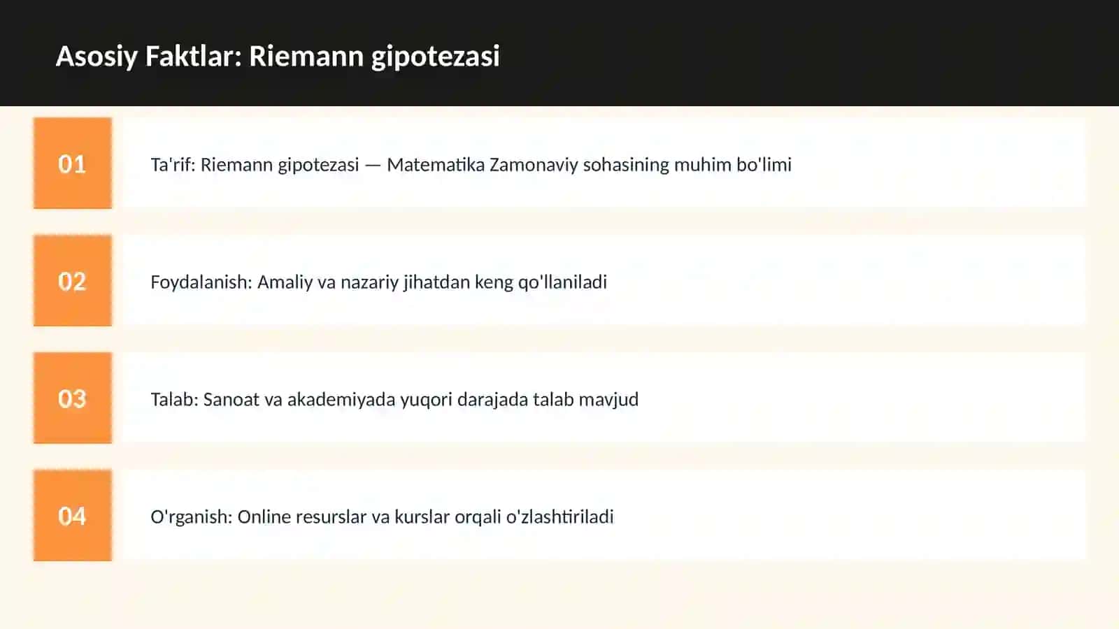 Riemann gipotezasi 3