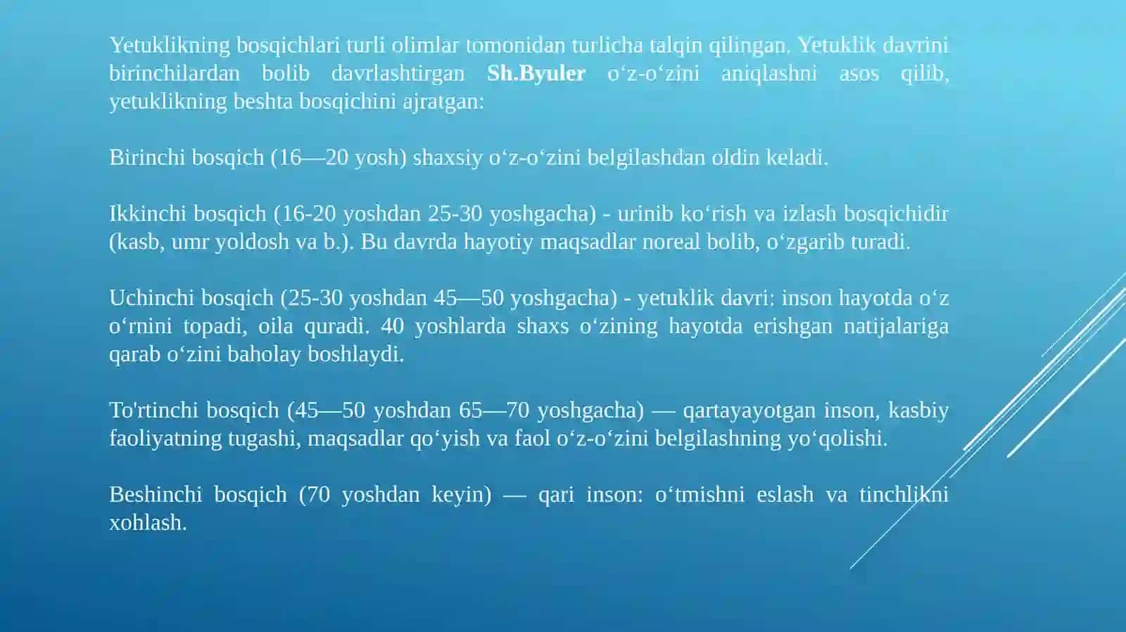 yetuklik davri 3