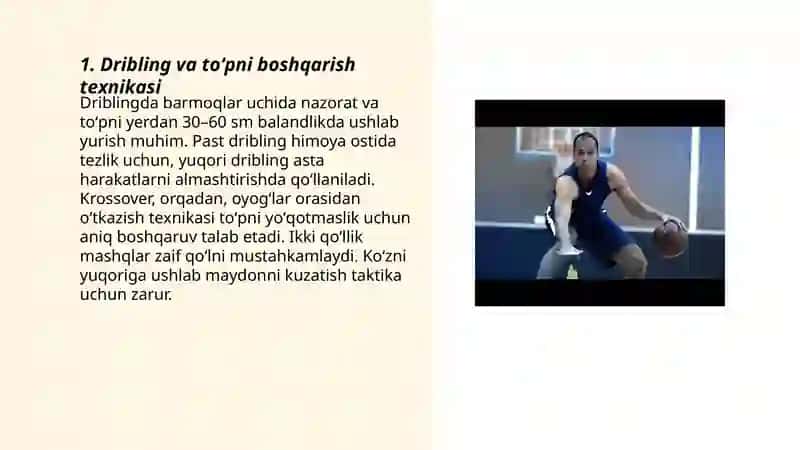 Basketbol oʻyin texnikasi va taktikasi 3