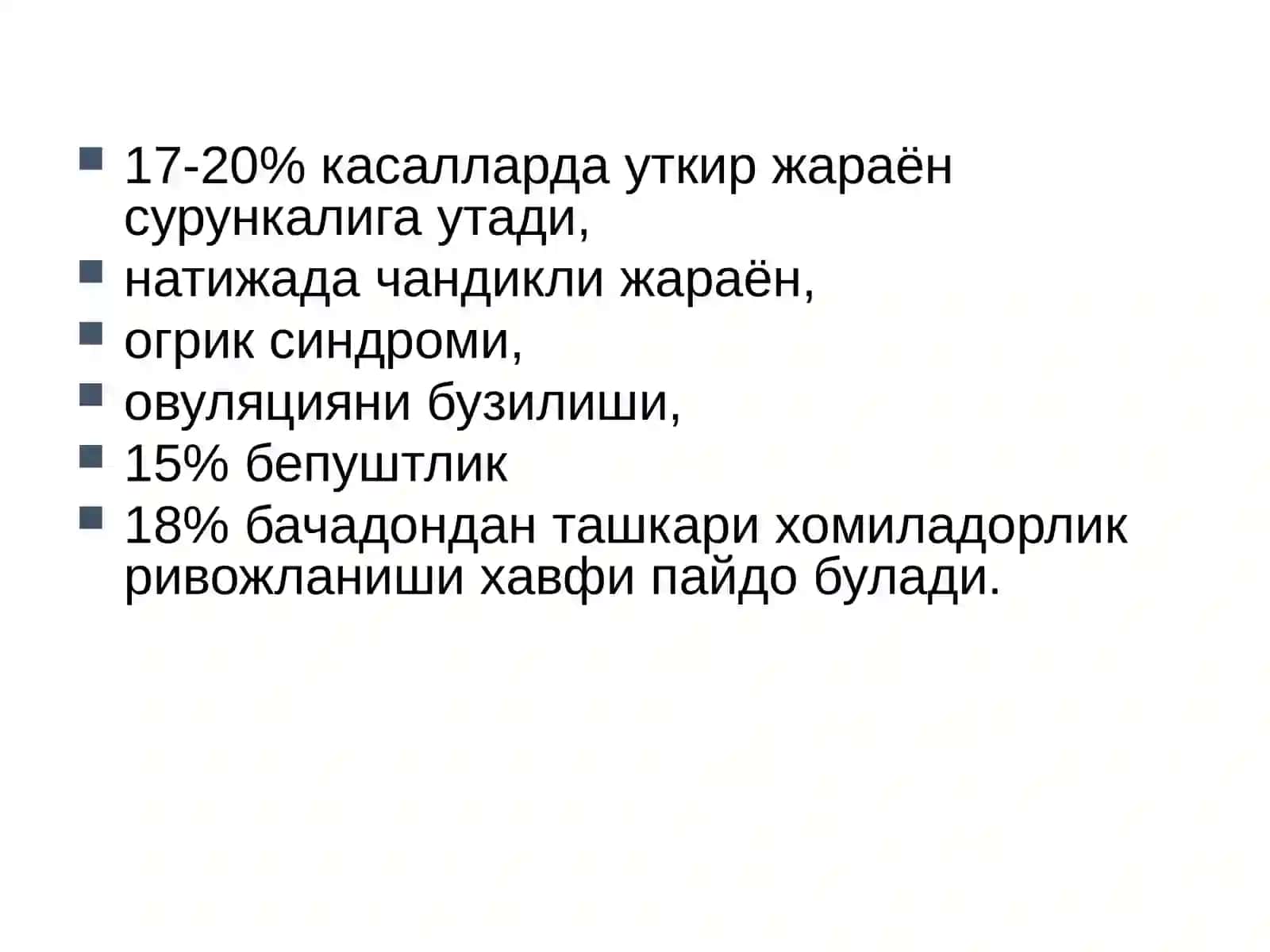 jinsiy azolar yallig'lanish kasalliklari 3
