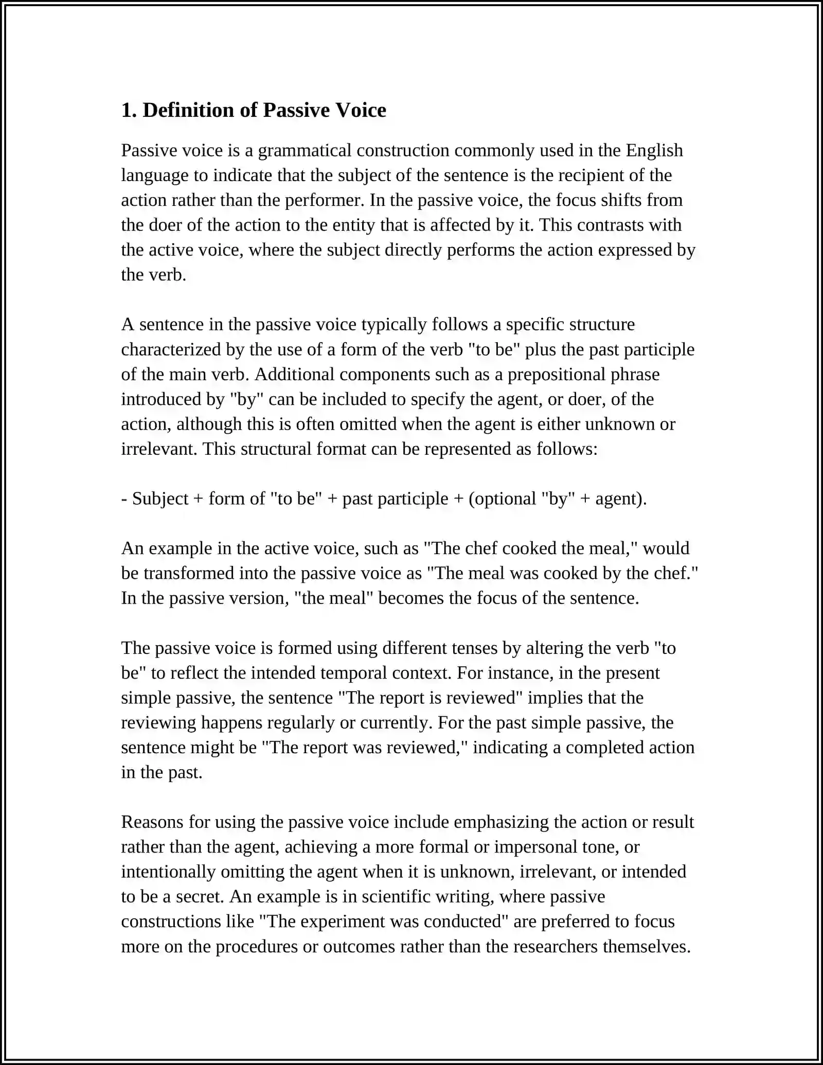 PASSIVE VOICE 3
