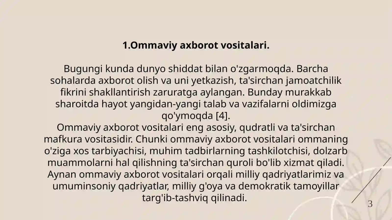 Axborotinsonhayotiningajralmasqismi 3