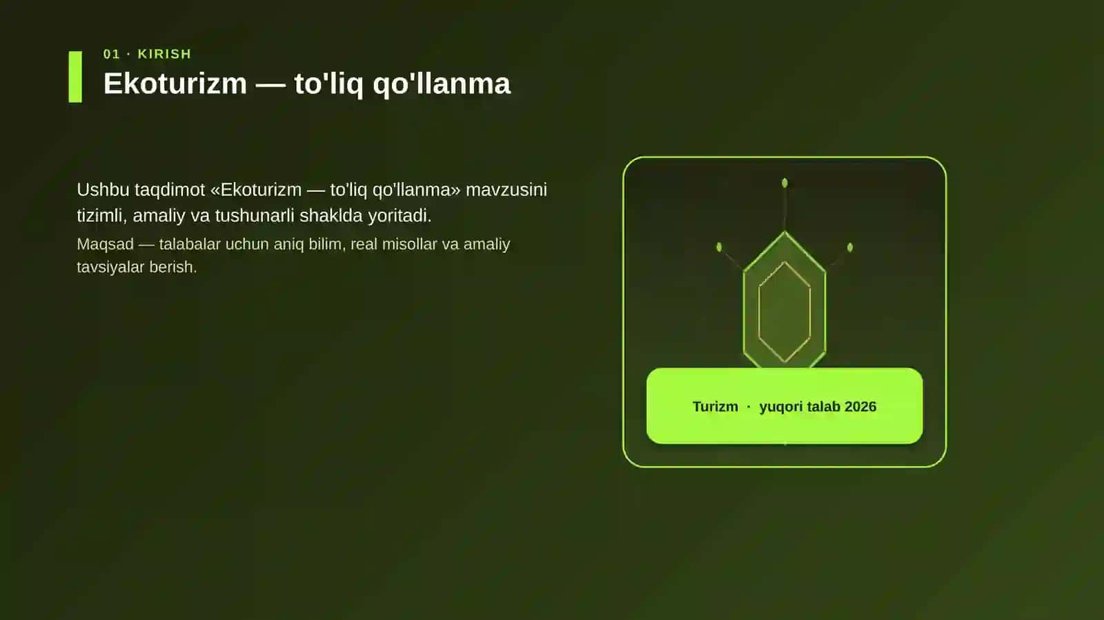 Ekoturizm — to'liq qo'llanma 3