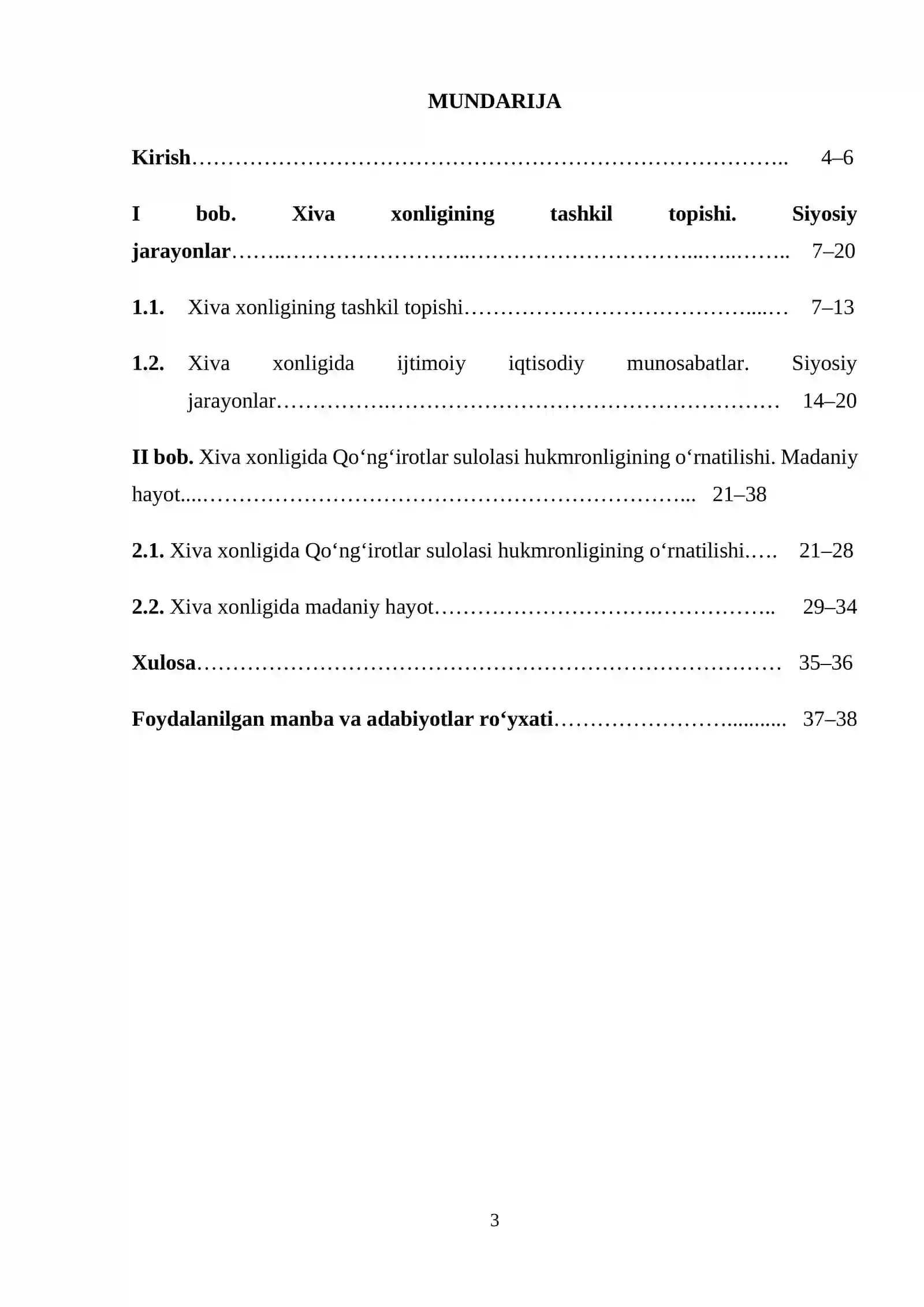 Xiva xonligining tashkil topishi 3