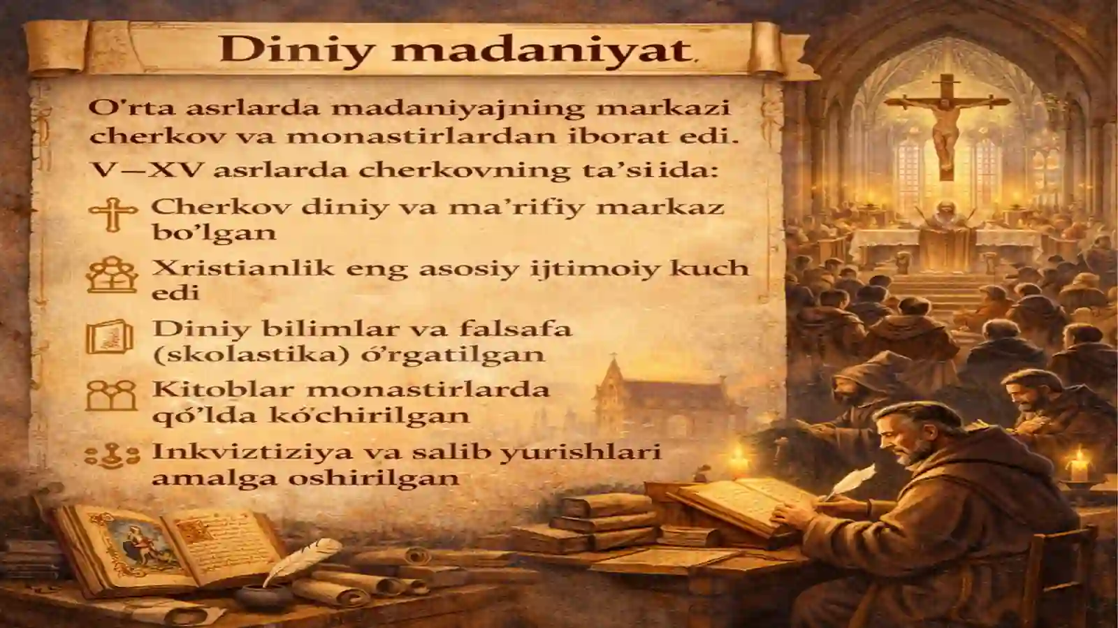 Yevropa O'rta asr madaniyati 3
