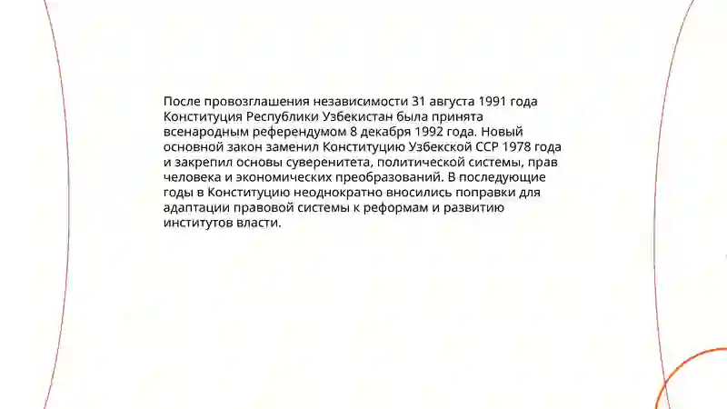 Конституция Республики Узбекистан 3