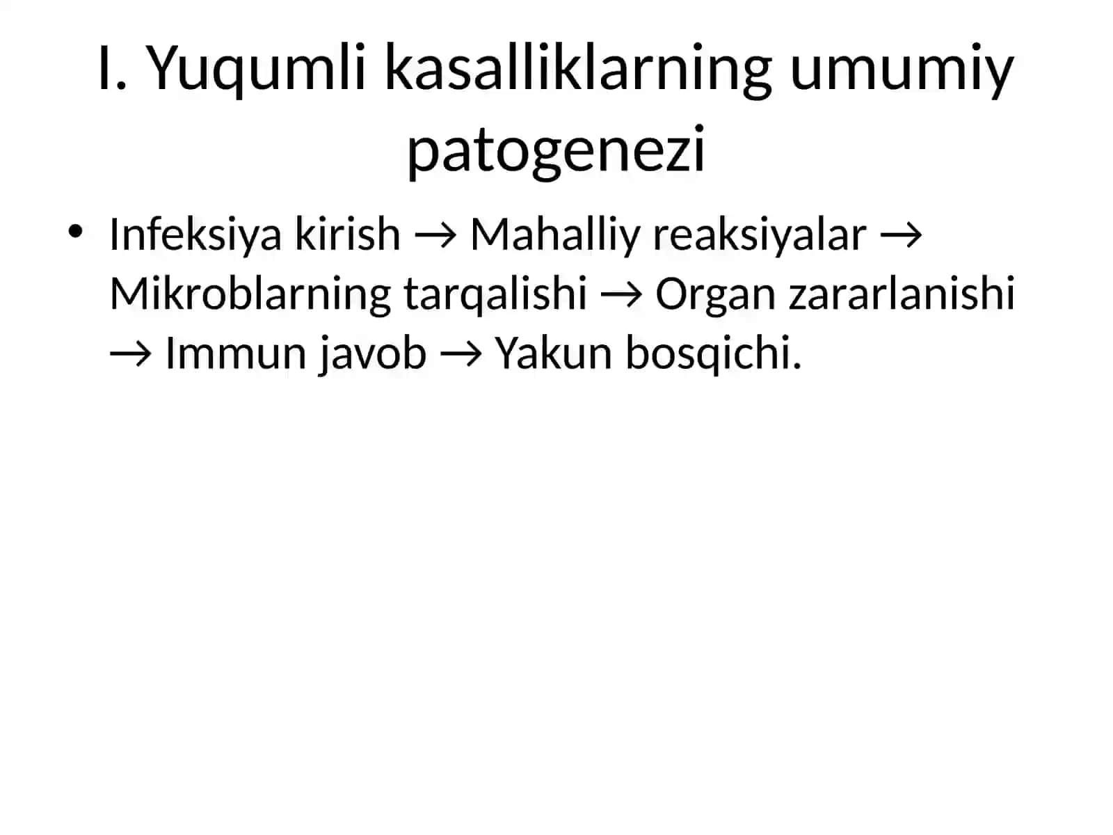 Yuqumli kasalliklarning patogenezi 3