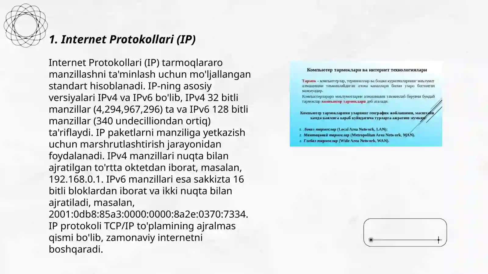 Internet Protokollari (IP) 3