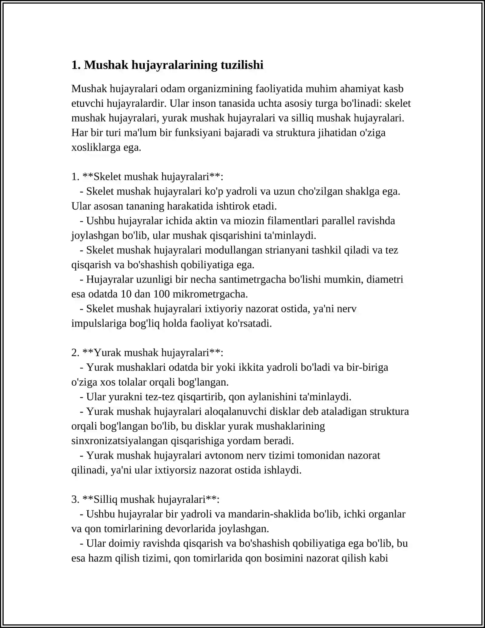MUSKUL TO'QIMASI 3