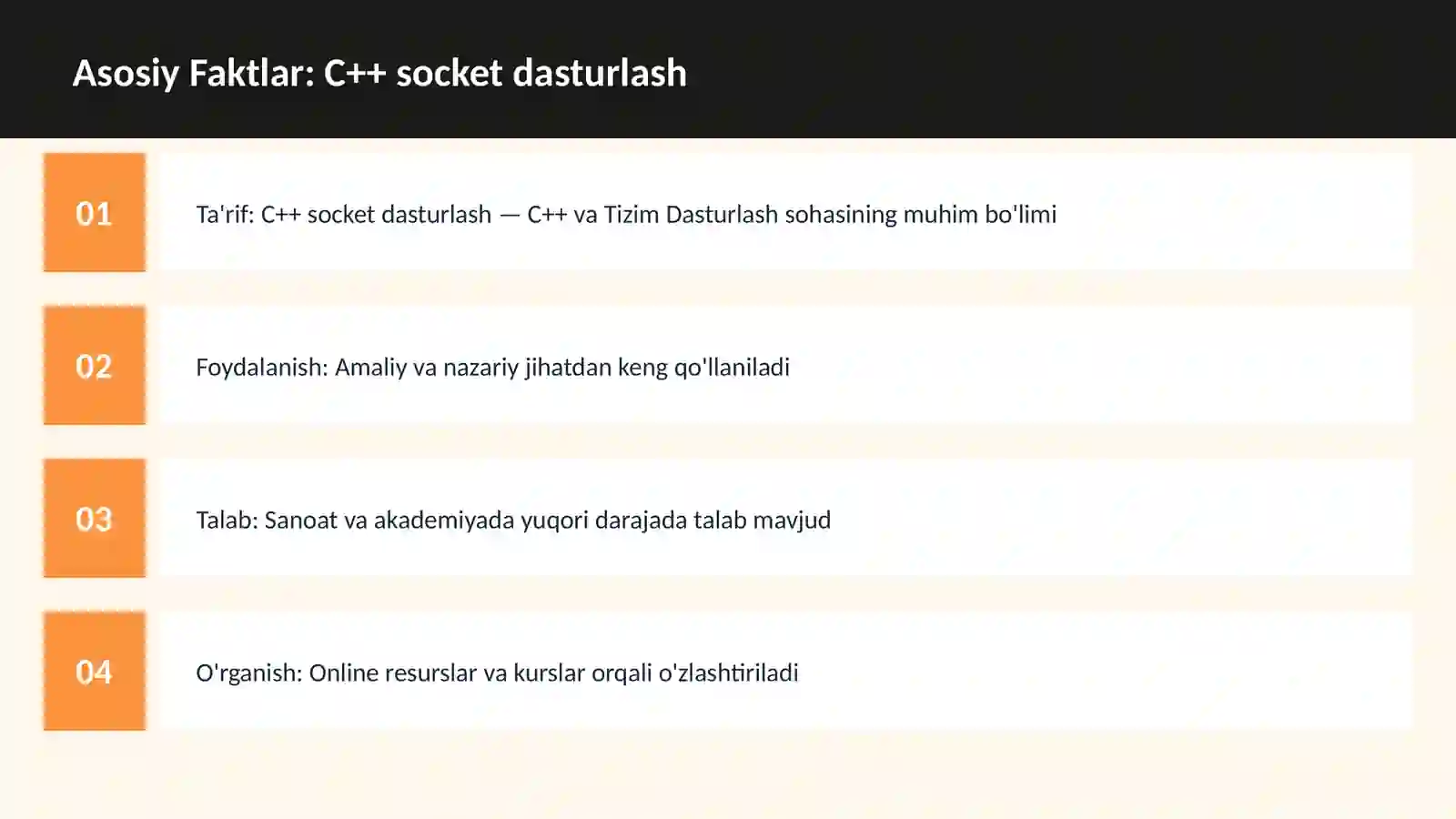 C++ VA TIZIM DASTURLASH 3
