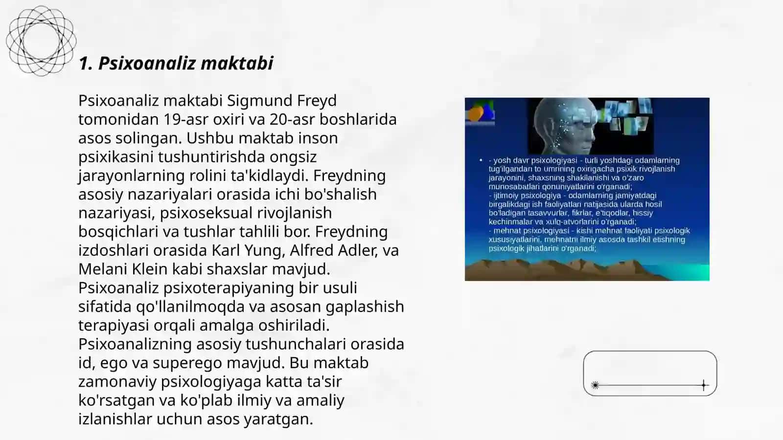 Psixoanaliz maktabi 3