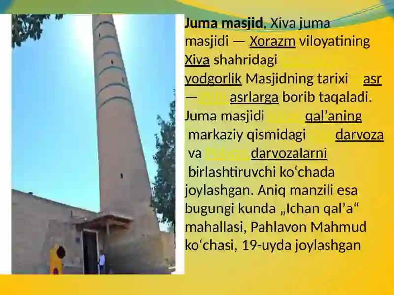 XIVA JUMA MASJIDI 3