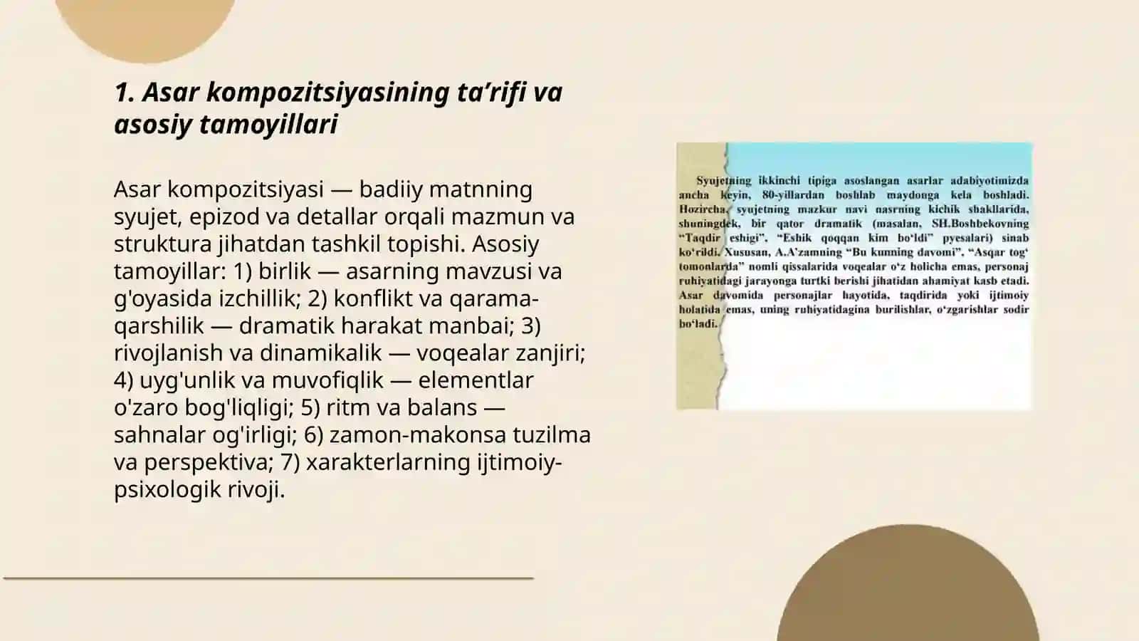 Asar kompozitsiyasi 3