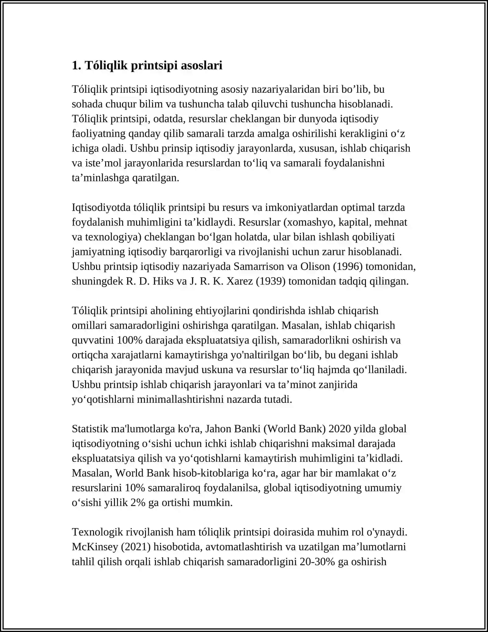 SANOAT STRATEGIYASIDA TÓLIQLIK PRINTSIPI 3