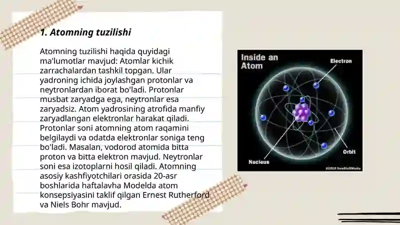 Atom-molekulyar ta'limoti 3