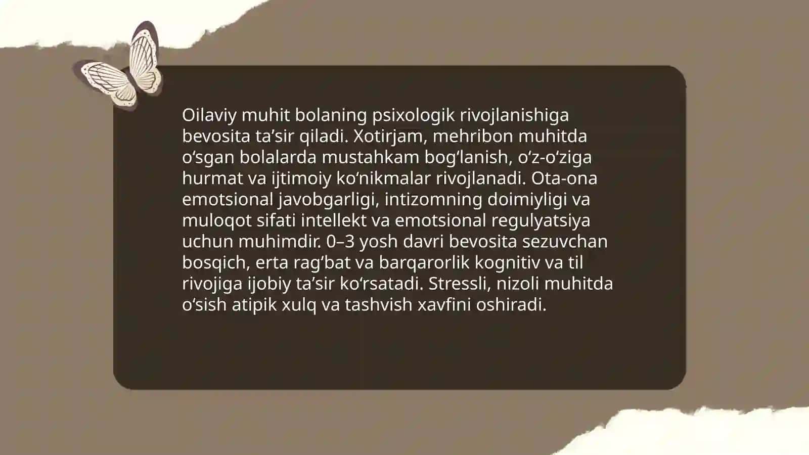Bolalarni tarbiyalashda oilaning oʻrni 3