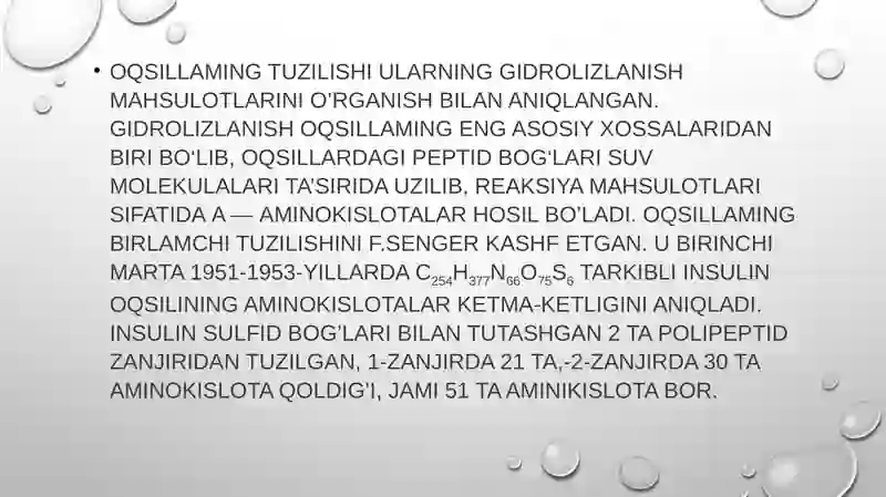 Insulin oqsillari 3