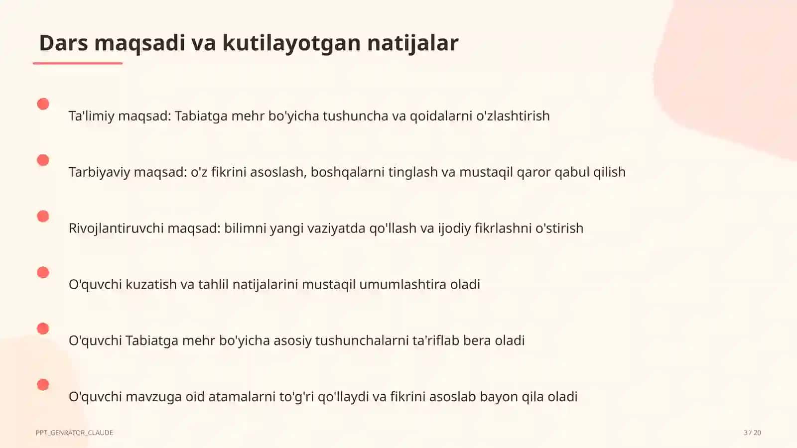 Tabiatga mehr (3-sinf) 3