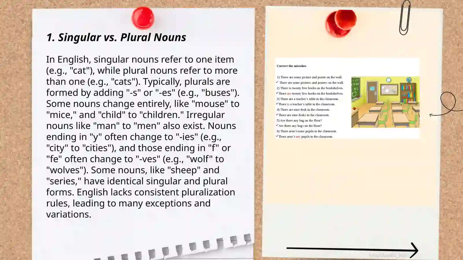 Singular vs. Plural Nouns 3